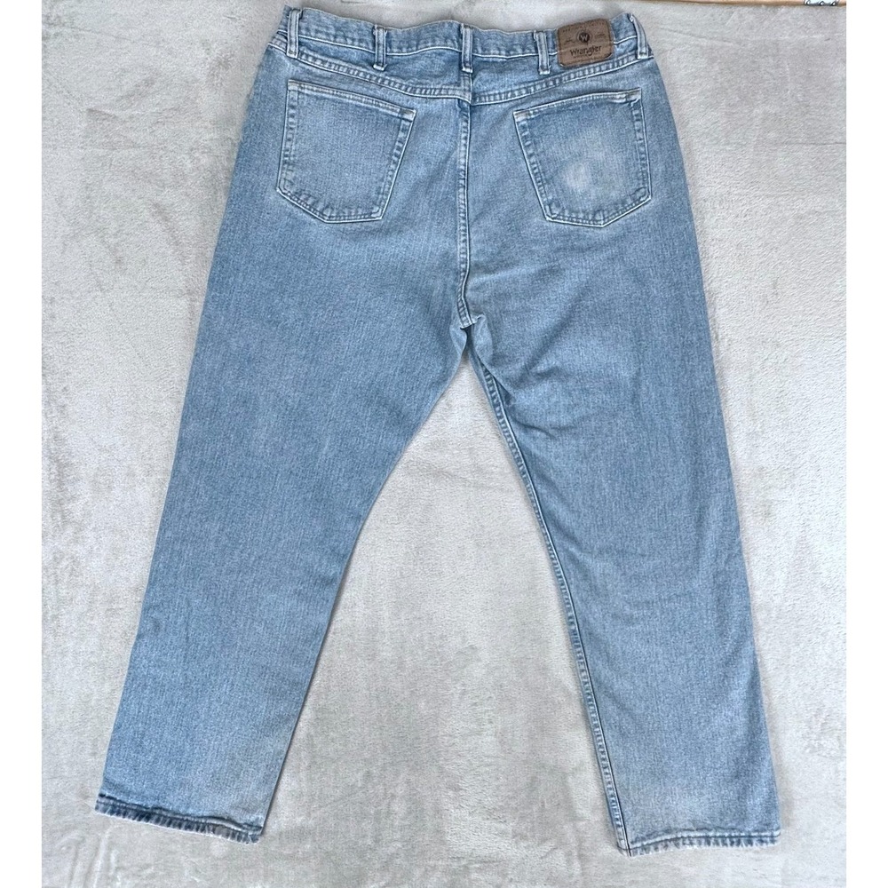 Lot of 2 Wrangler Relaxed Fit Blue Denim Jeans Men's 40x32 Workwear - Picture 4 of 16